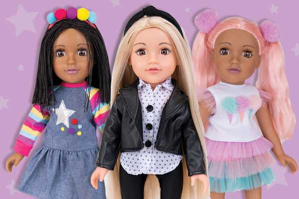 New DesignaFriend collection featuring 3 fashion dolls.